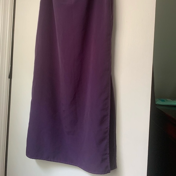 VINTAGE TR Bentley purple midi skirt size 10 - Picture 1 of 5